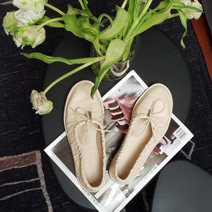 Pilcro Bow Tie Ballet Flats